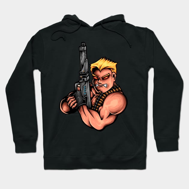 Action hero Hoodie by SAN ART STUDIO 